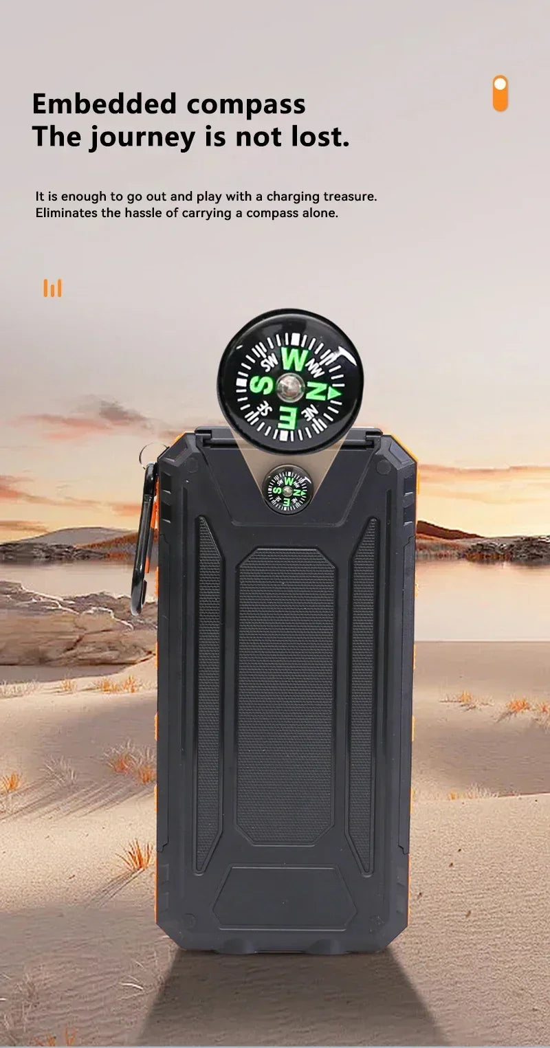 Xiaomi Solar 200000mAh Power Bank Portable Large Capacity Charger Compatible 120W Super Fast Charging For iPhone Samsun Huawei