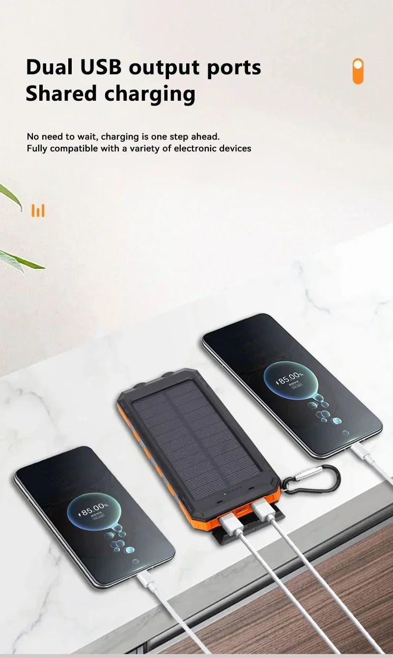 Xiaomi Solar 200000mAh Power Bank Portable Large Capacity Charger Compatible 120W Super Fast Charging For iPhone Samsun Huawei