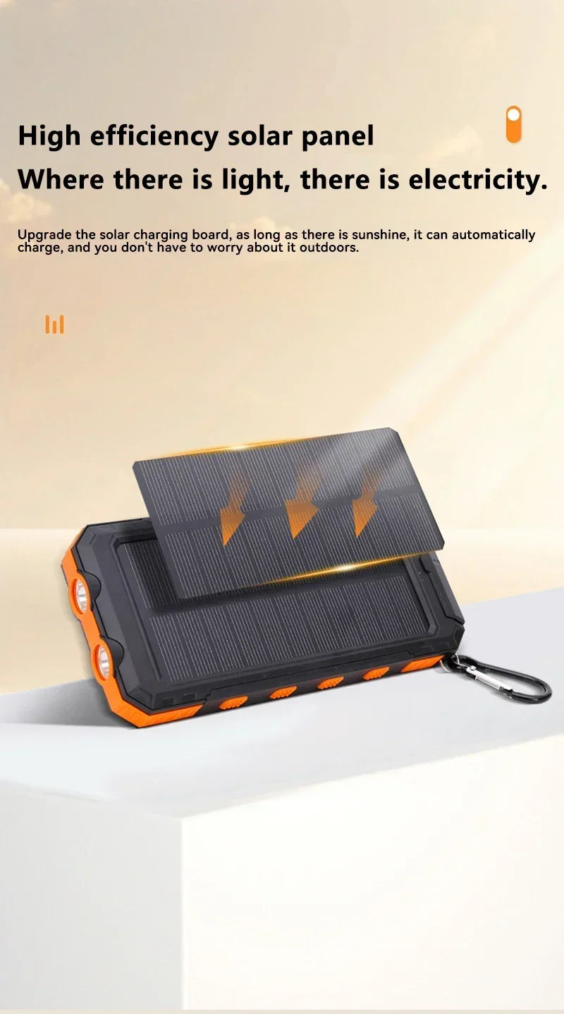 Xiaomi Solar 200000mAh Power Bank Portable Large Capacity Charger Compatible 120W Super Fast Charging For iPhone Samsun Huawei