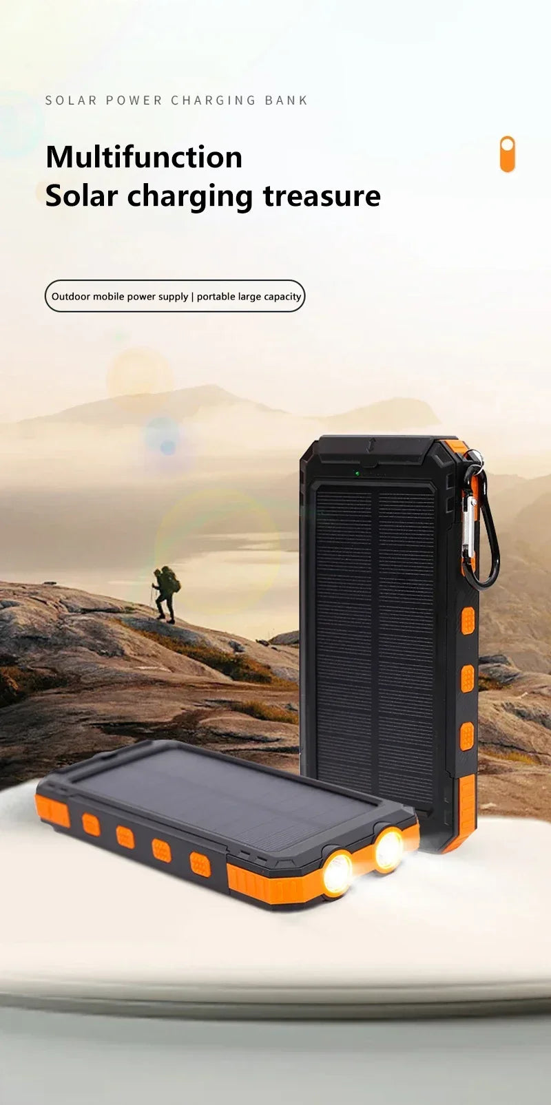 Xiaomi Solar 200000mAh Power Bank Portable Large Capacity Charger Compatible 120W Super Fast Charging For iPhone Samsun Huawei