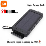 Xiaomi Solar 200000mAh Power Bank Portable Large Capacity Charger Compatible 120W Super Fast Charging For iPhone Samsun Huawei
